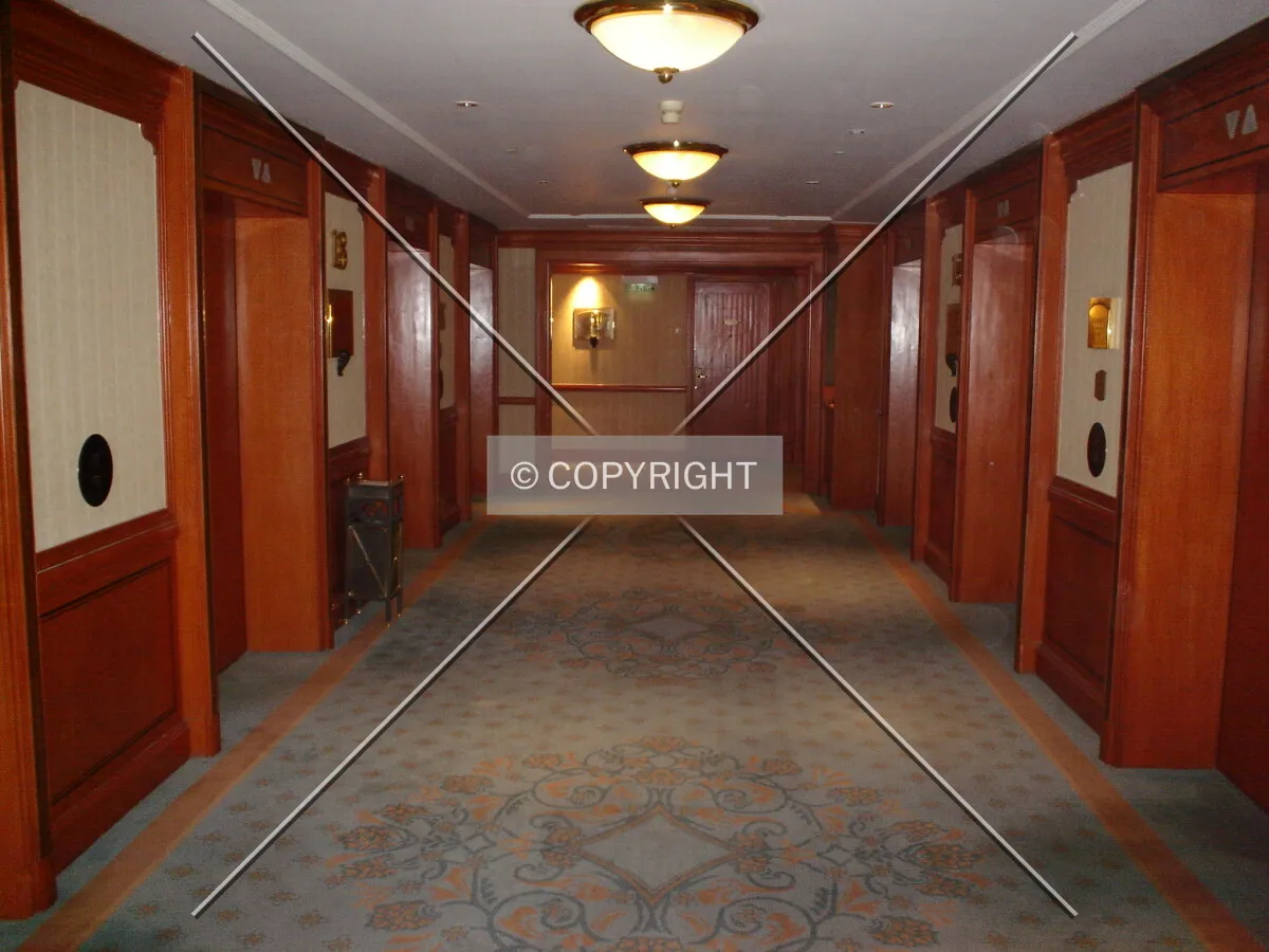 In front of the elevators, 18th floor