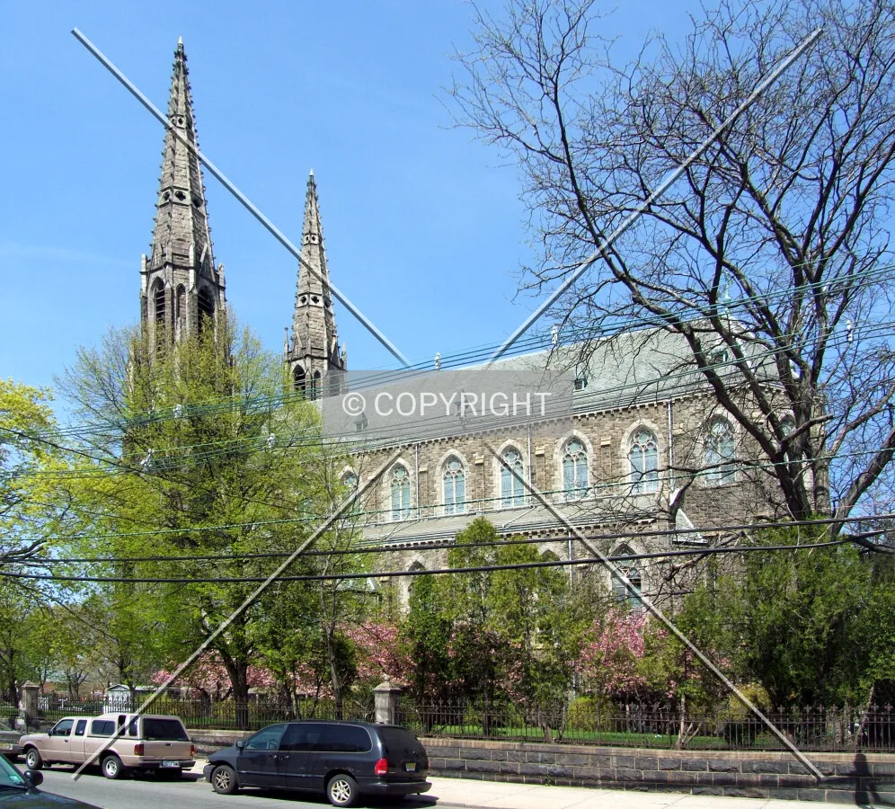 View from the east