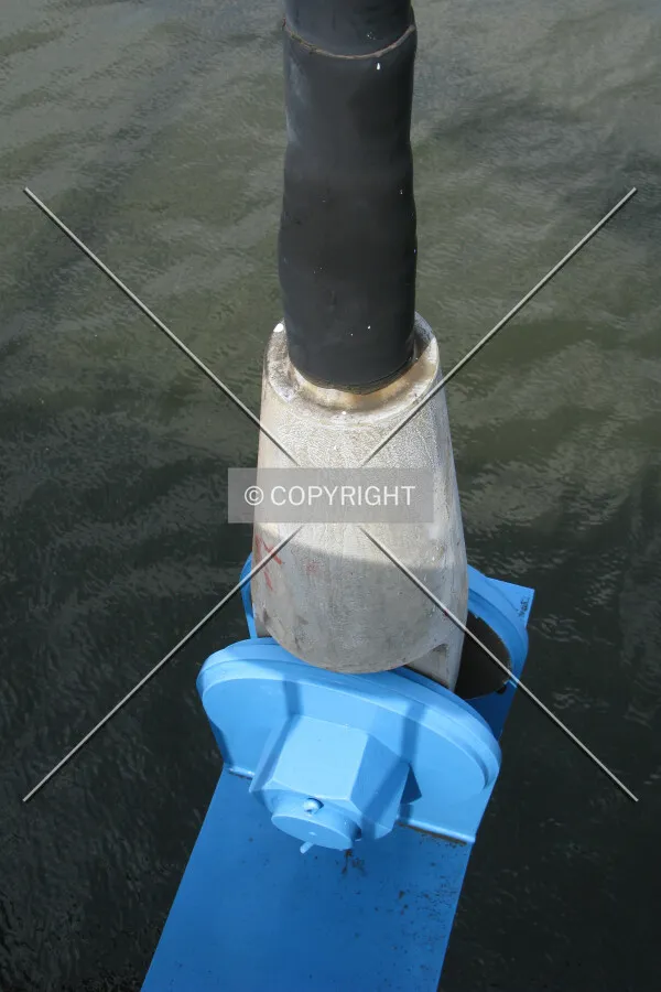 Tensioning brace on the west side