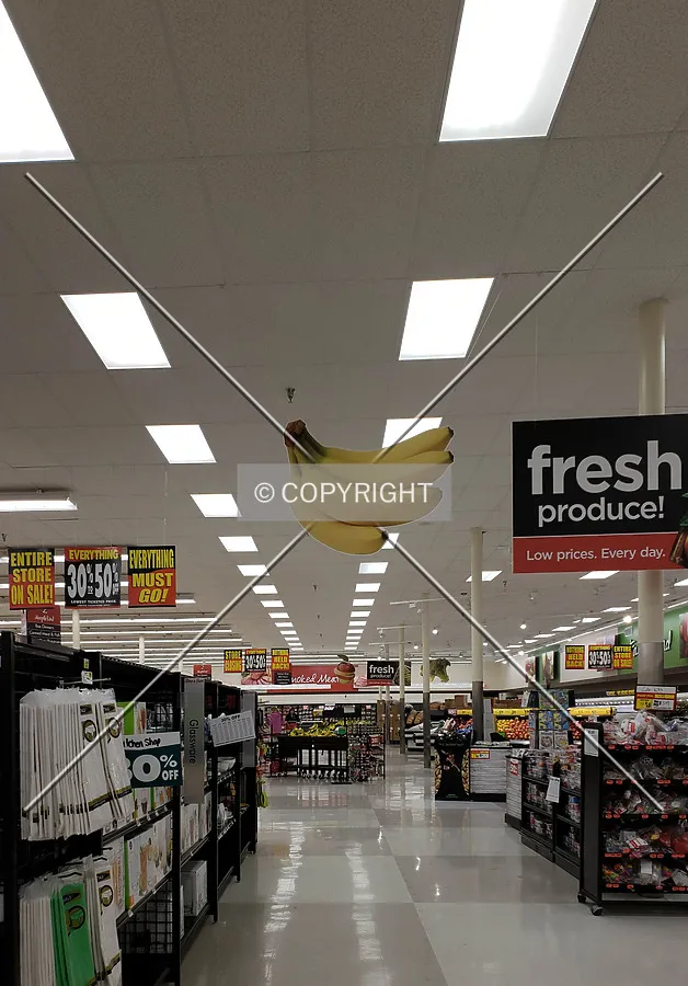 Interior of the Shop 'n Save store in it's final days of business; November 2, 2018