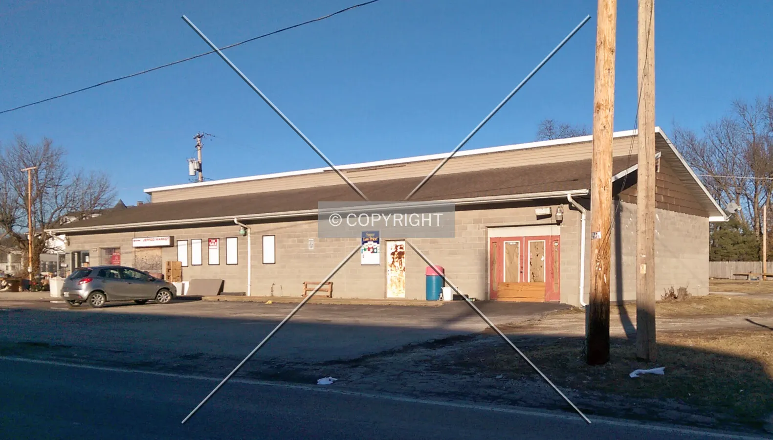 View from the southwest; March 7, 2015