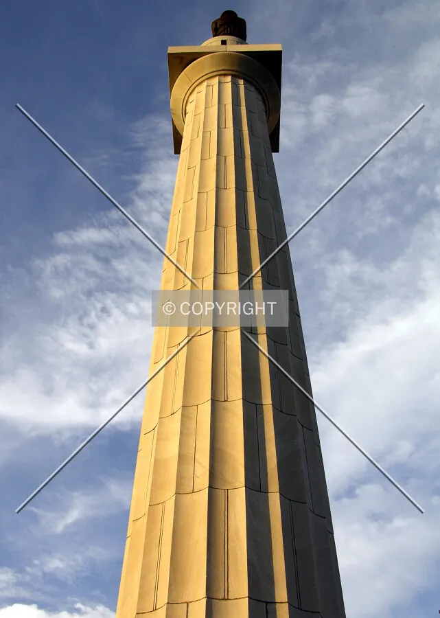 Looking up the western side