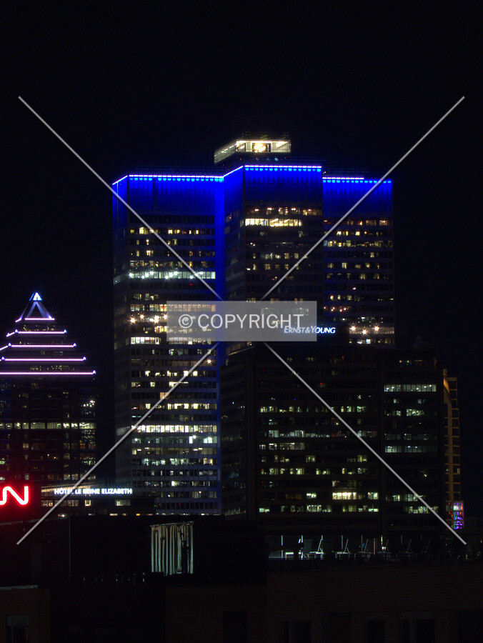 Night view from the Alt Hotel