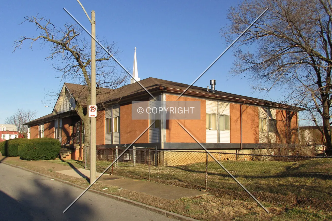 View from the southwest; February 27, 2016