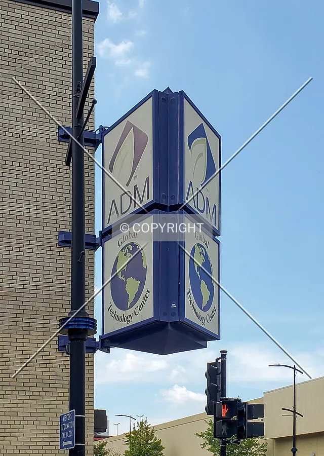 Sign on the northeast corner; August 15, 2020