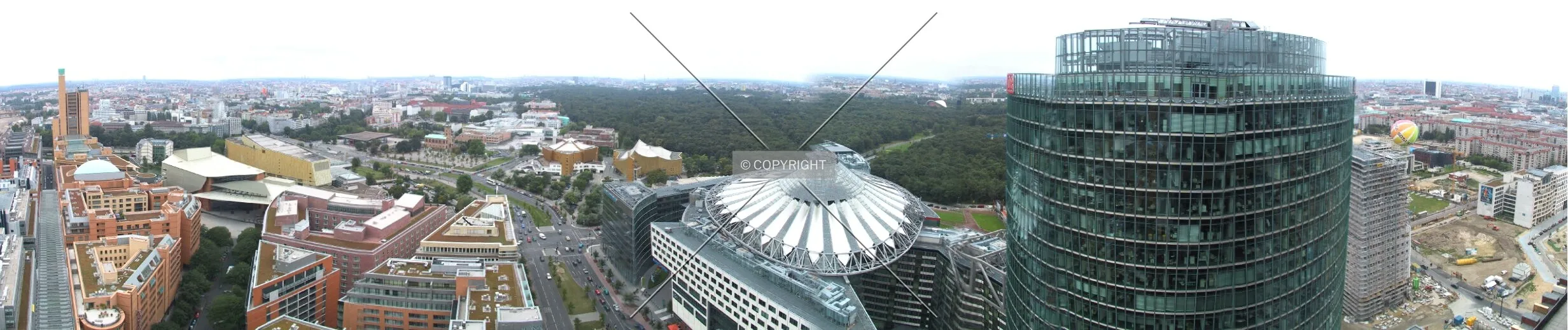 Panorama from Kollhoff Tower