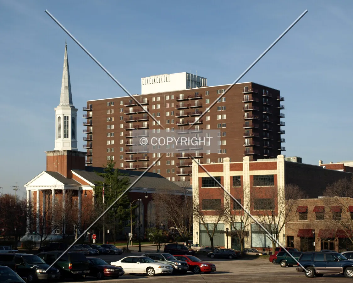 View from the northeast