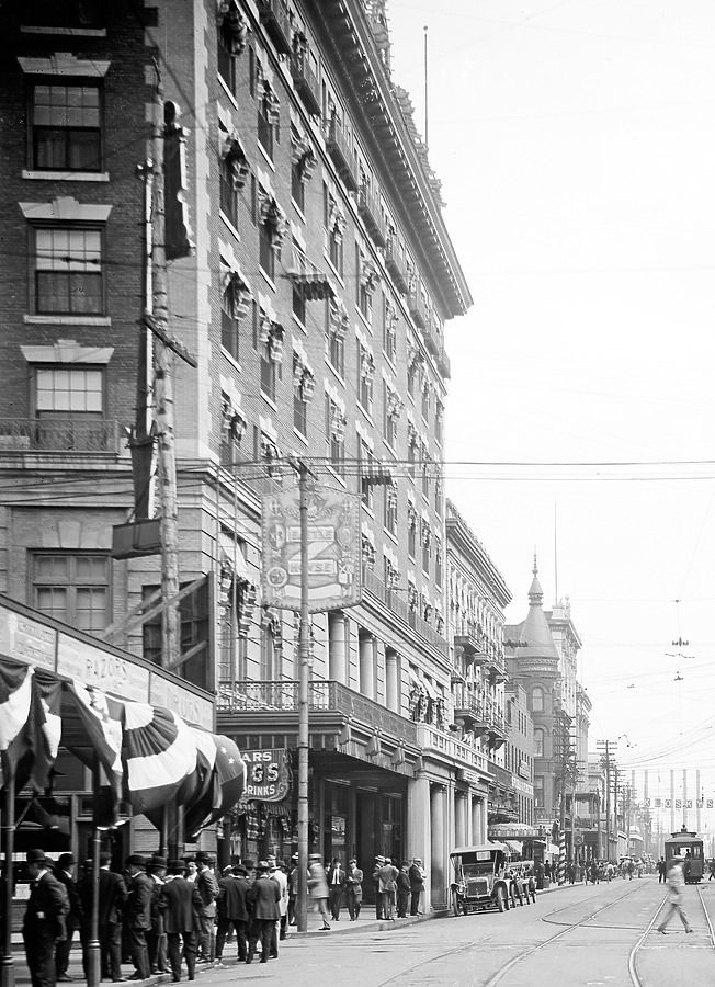 Vintage view from the northwest