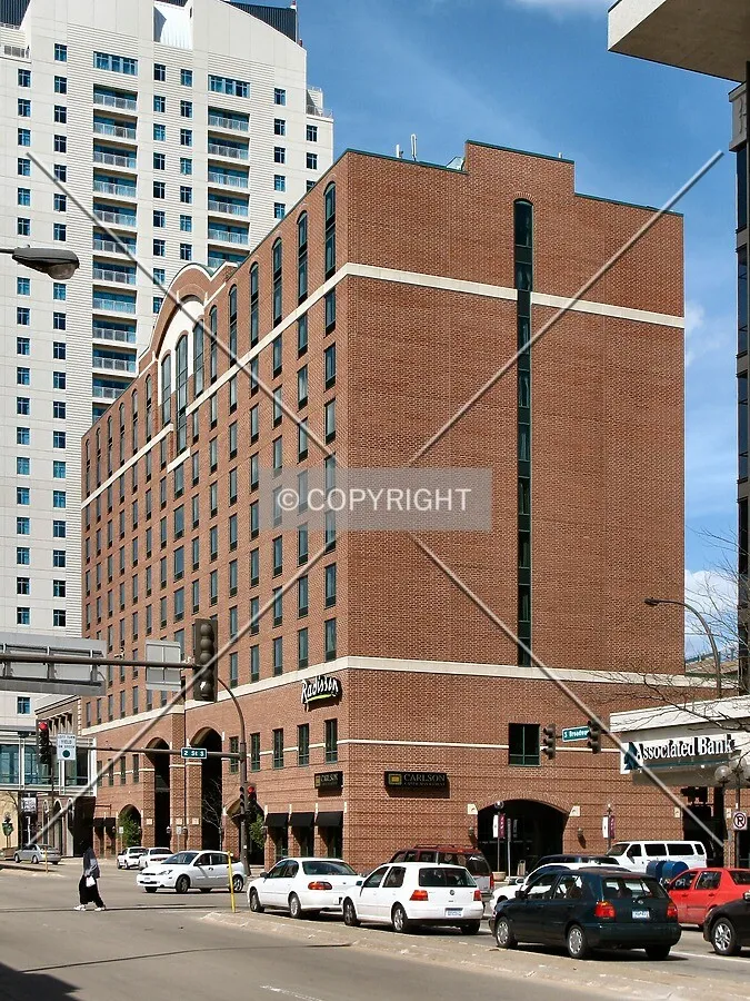 View to the north along Broadway
