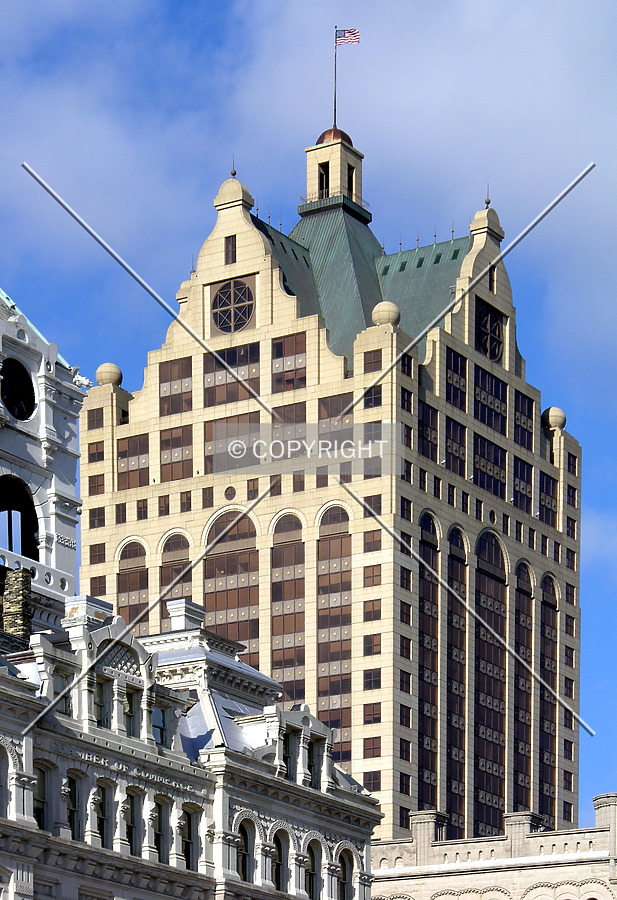 Upper half from the southeast