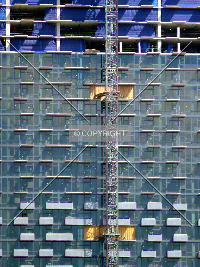 Section of the southern face as seen from the Chicago River