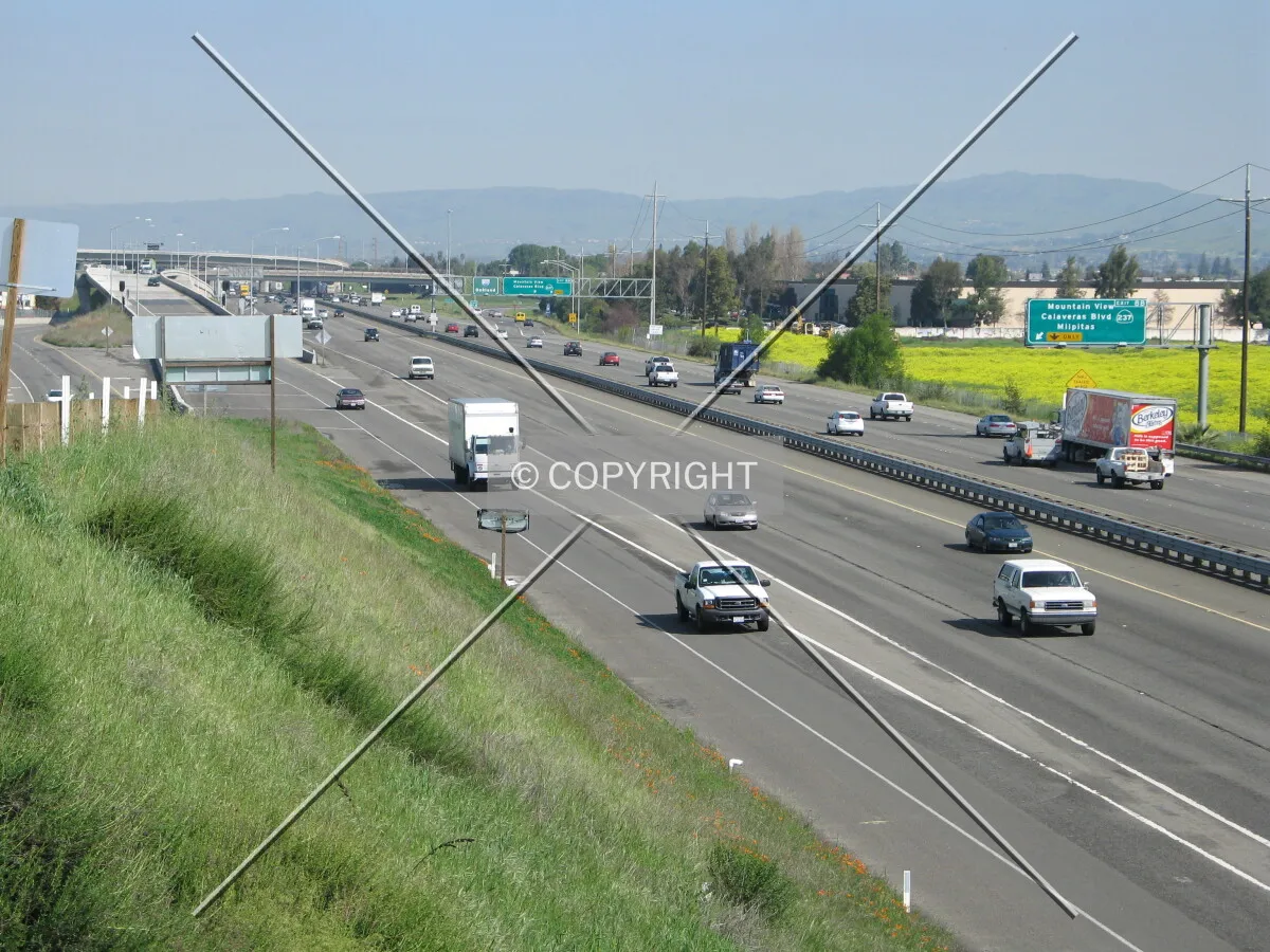 Nimitz Freeway from San Jose to Oakland.