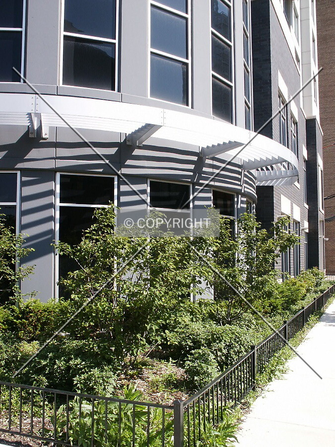 Street level along Hudson