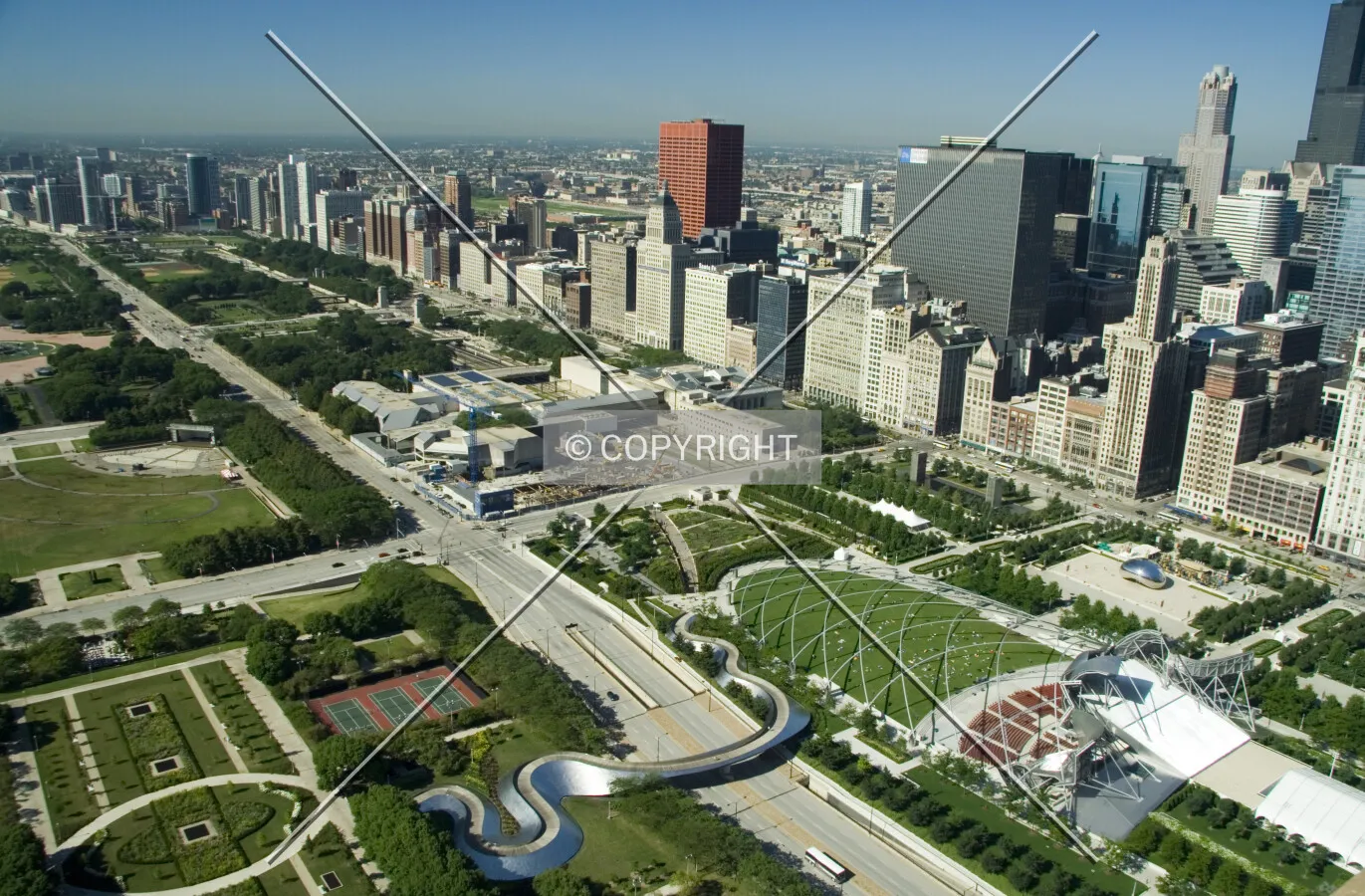 Millennium Park from 340 on the Park