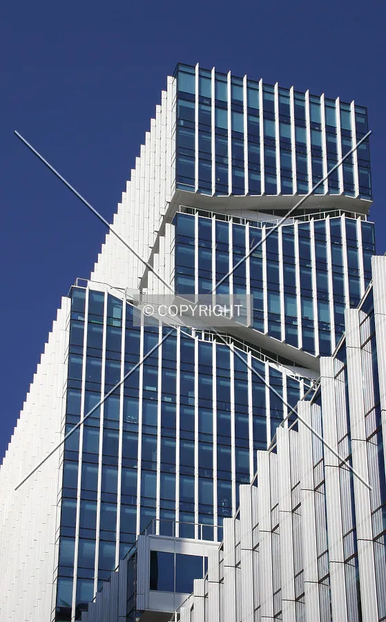 Looking up from Claude Debussylaan