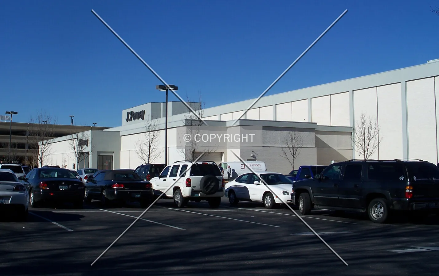 JCPenney from the southeast; November 28, 2007