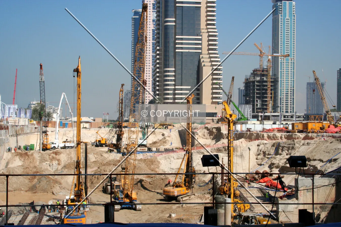 Looking into the site
