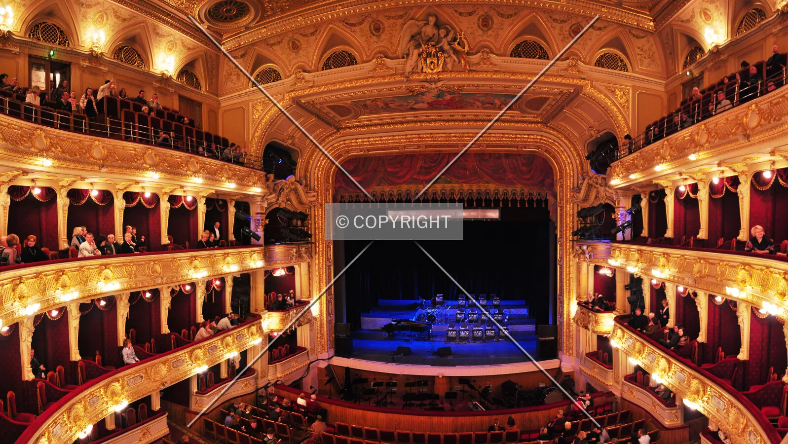 Interior of Lviv Opera Theatre