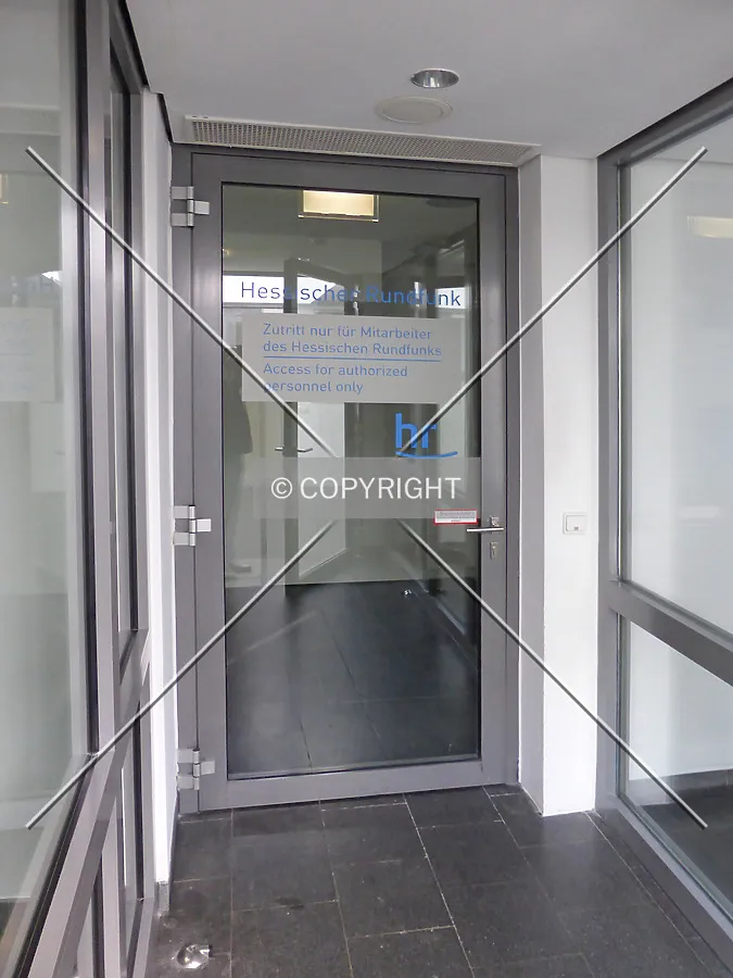 Entrance of HR Hessischer Rundfunk