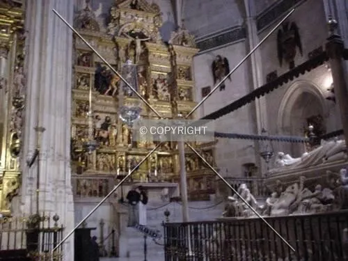 Inside the church