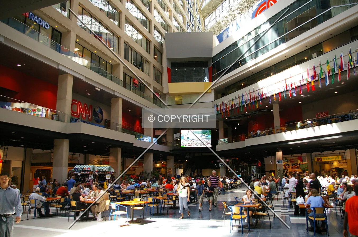 The food court