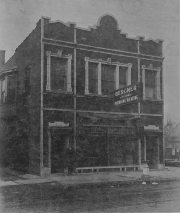 Vintage view from the southwest