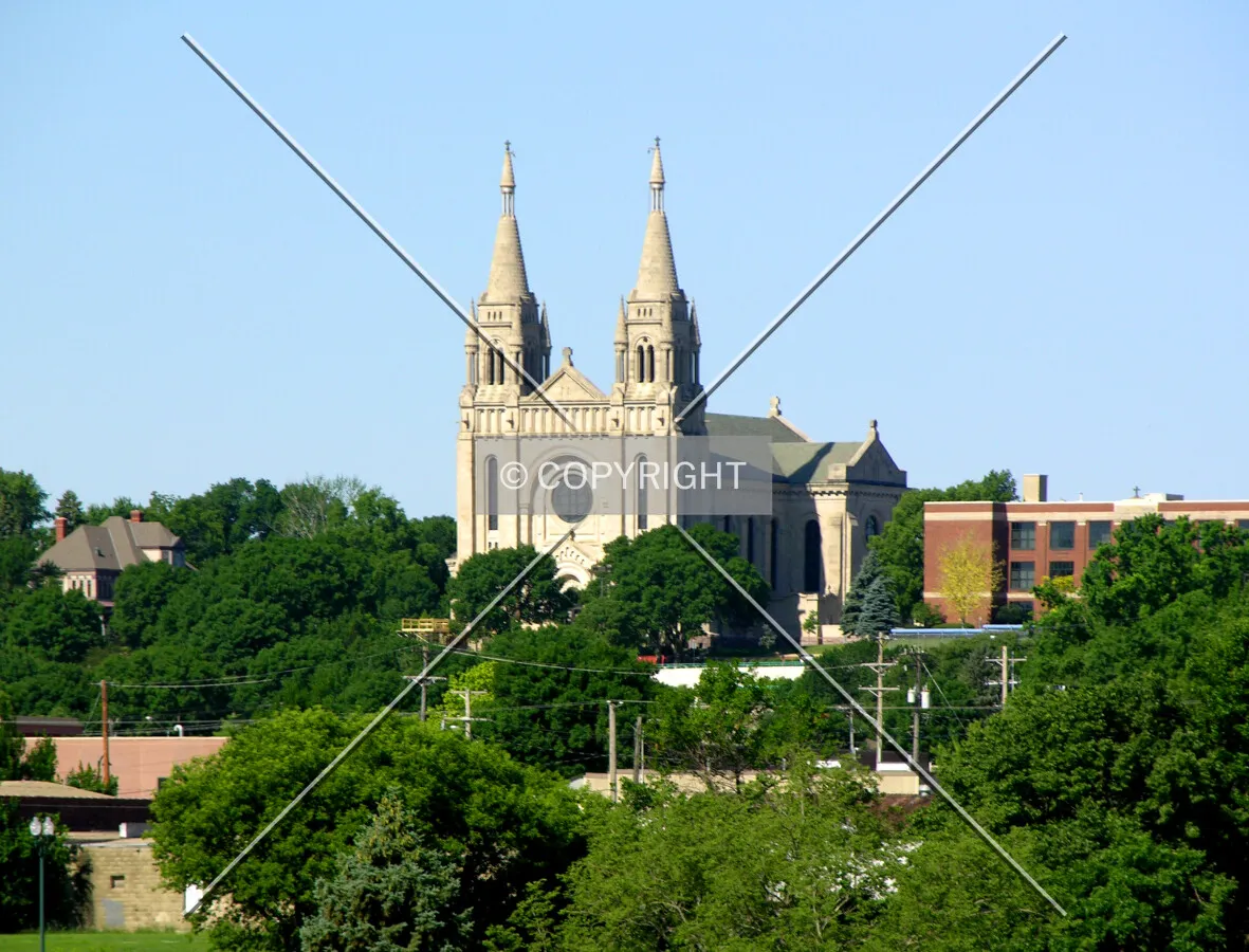From Falls Park to the northeast