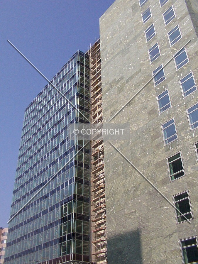 Looking up the side