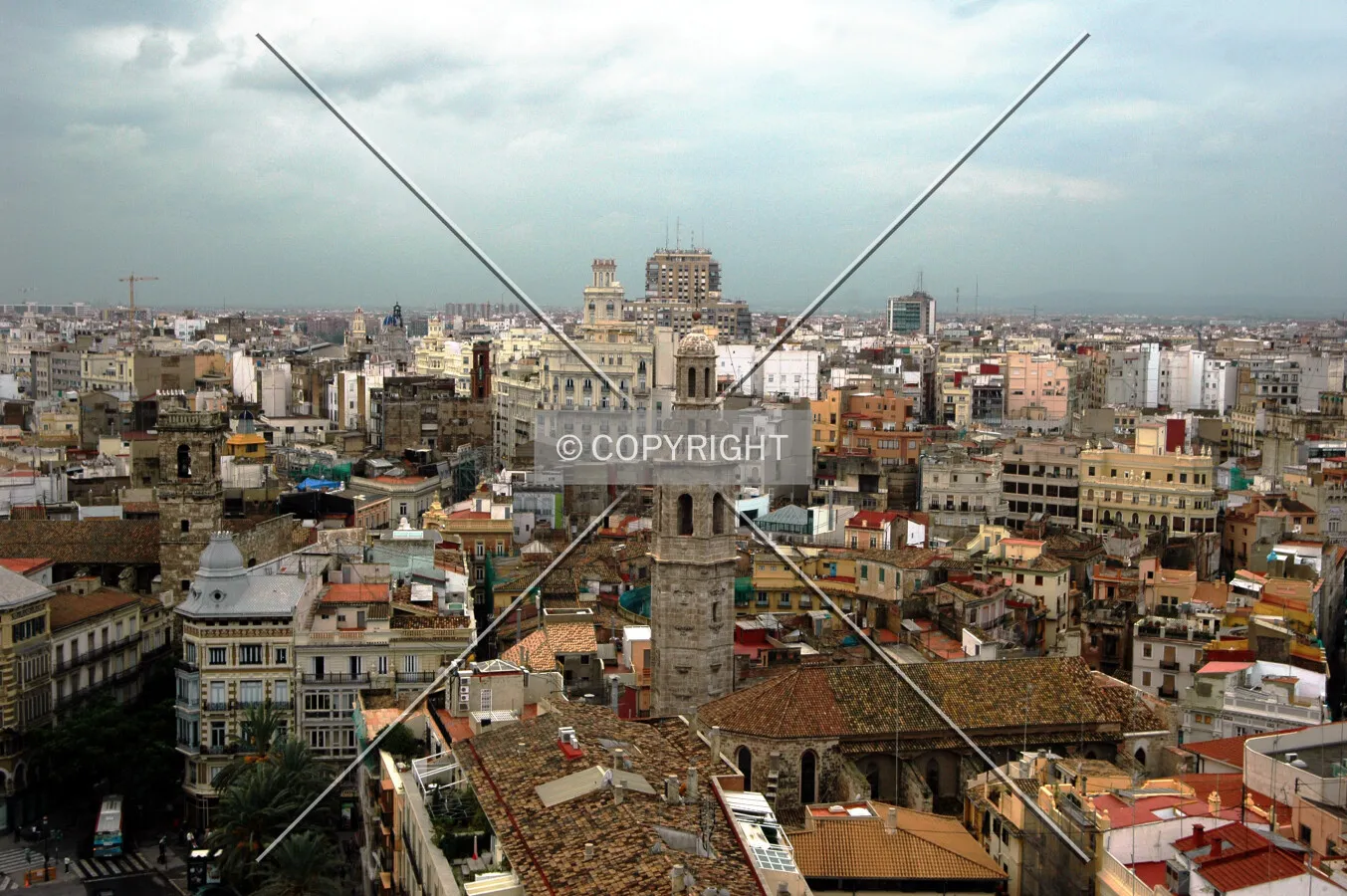 View from the Miguelete tower