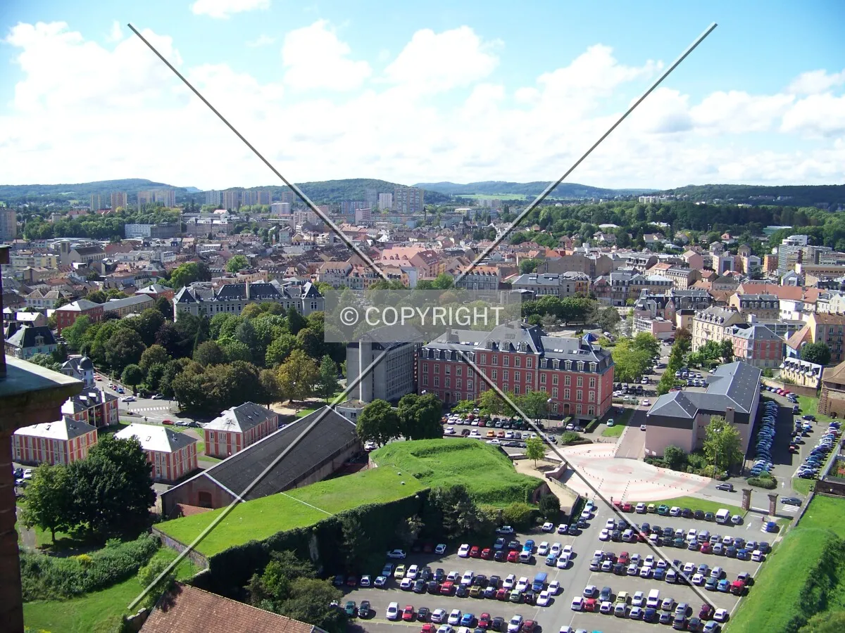 View from the Vauban citadel