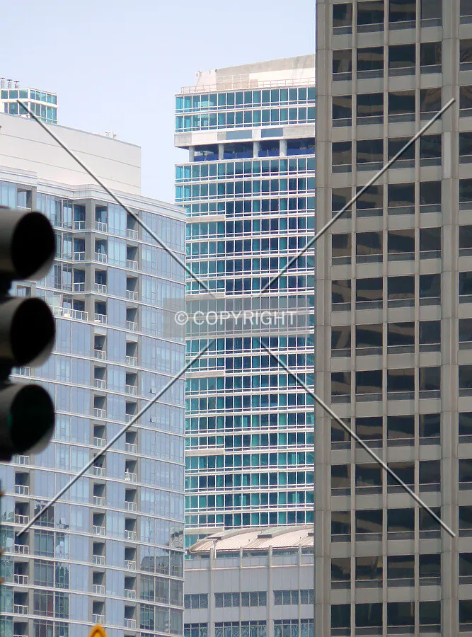 View to the northeast from Michigan Avenue