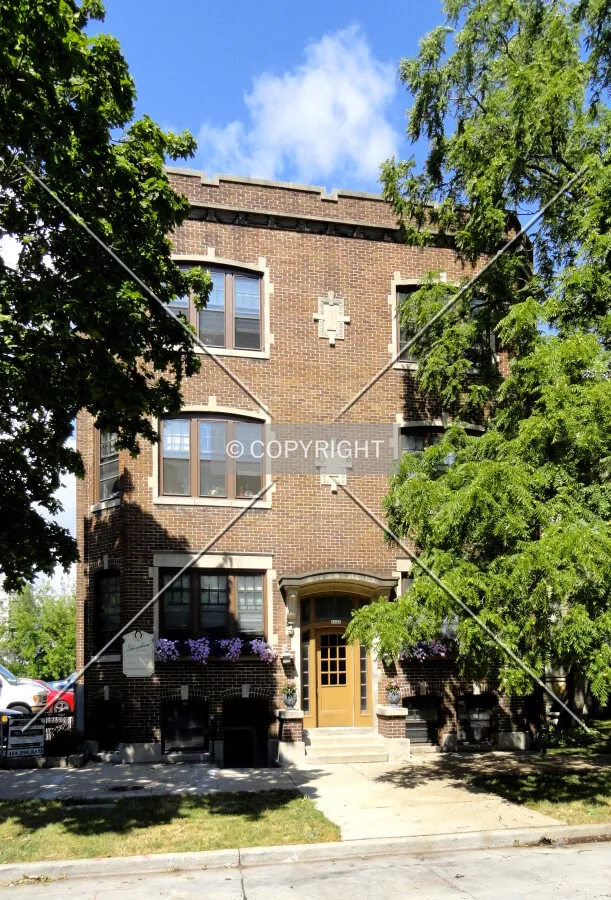 From the east across North Cass Street