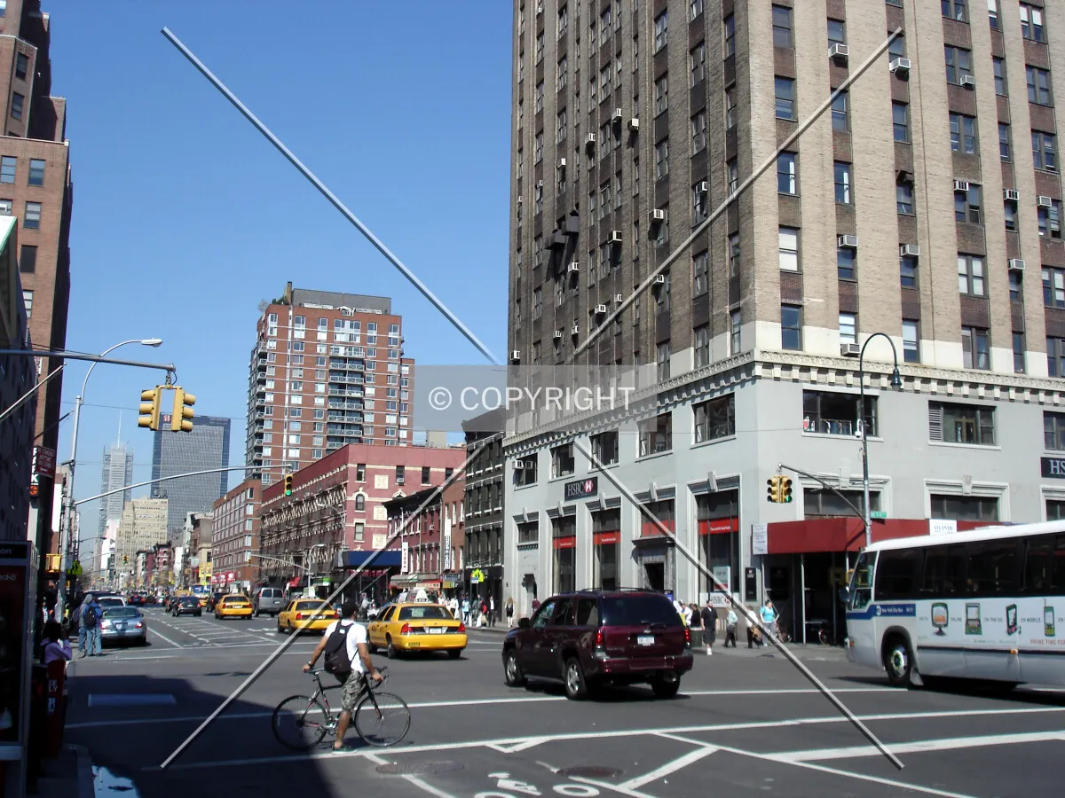 Looking northward from West 14th Street