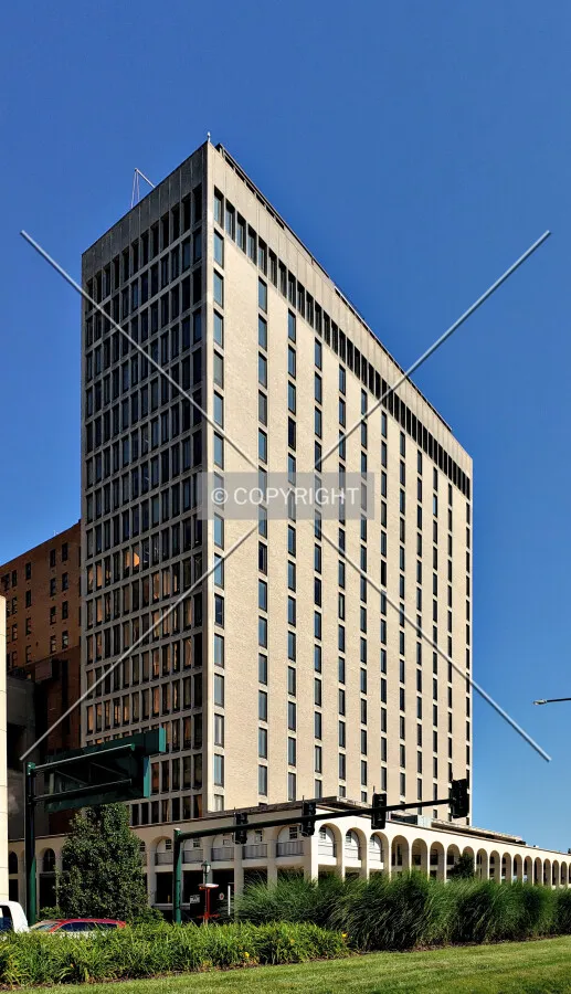 View from the northwest; July 13, 2019