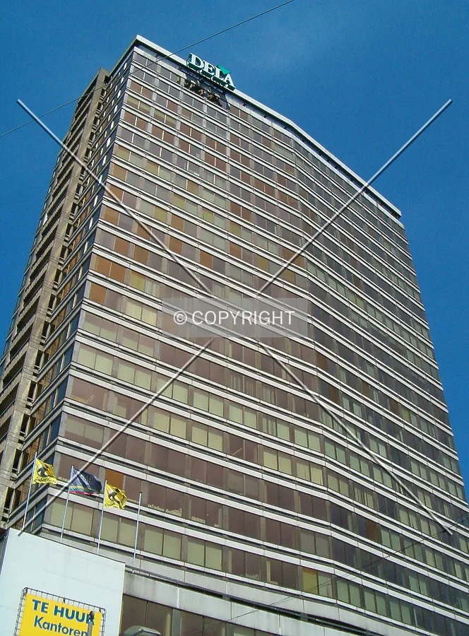 Looking up from the southwest