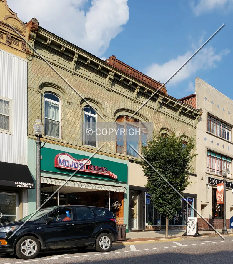 View from the west; July 8, 2019