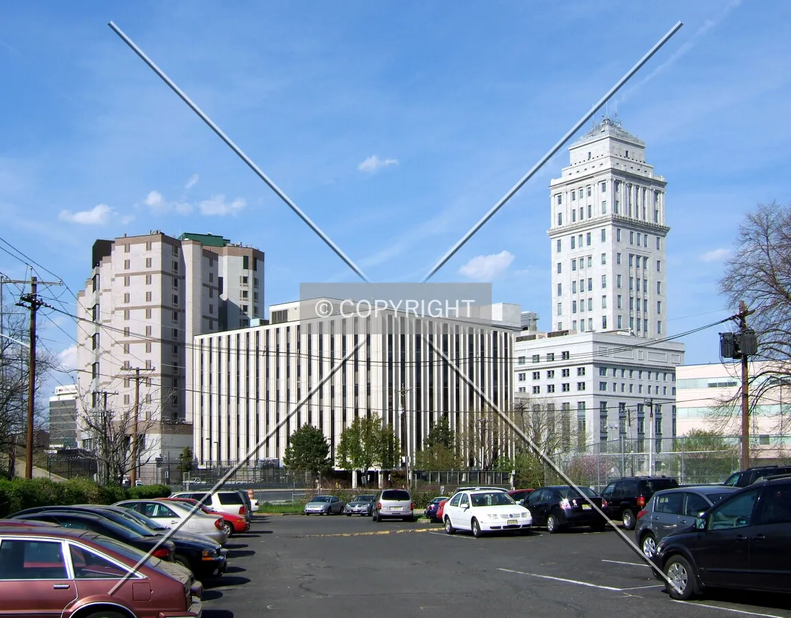 Courthouse complex from the southwest