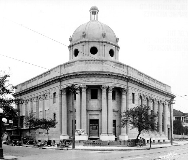 Vintage view from the northeast