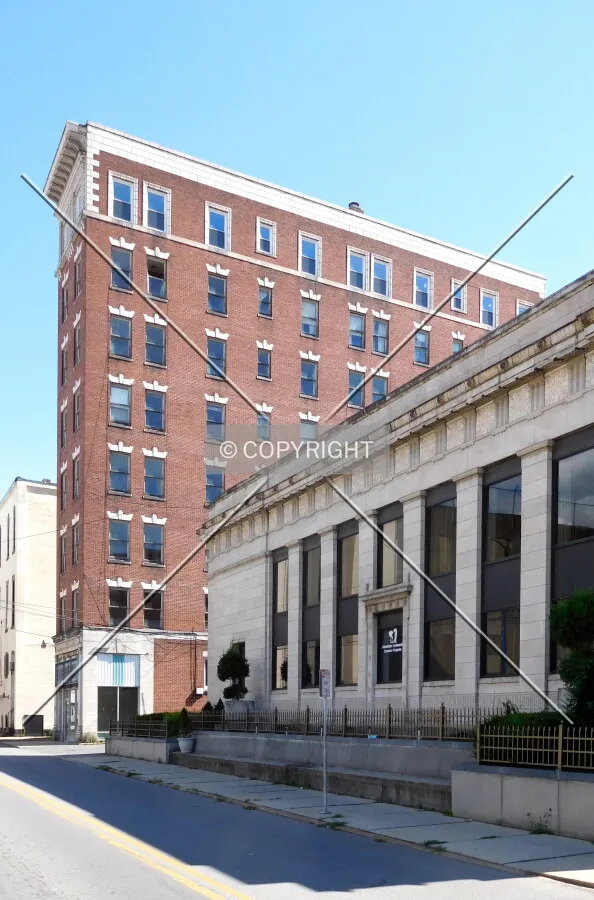 From Locust Street to the northwest