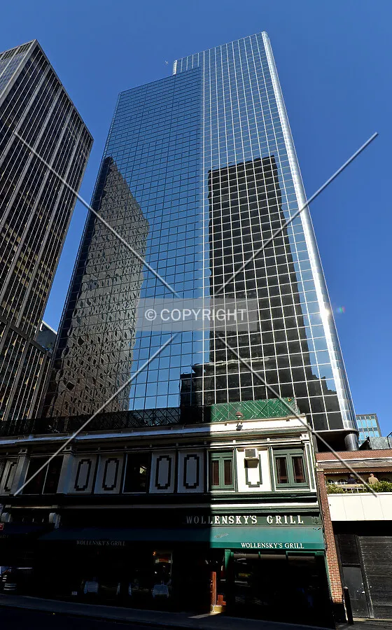 View from the southwest on 49th Street