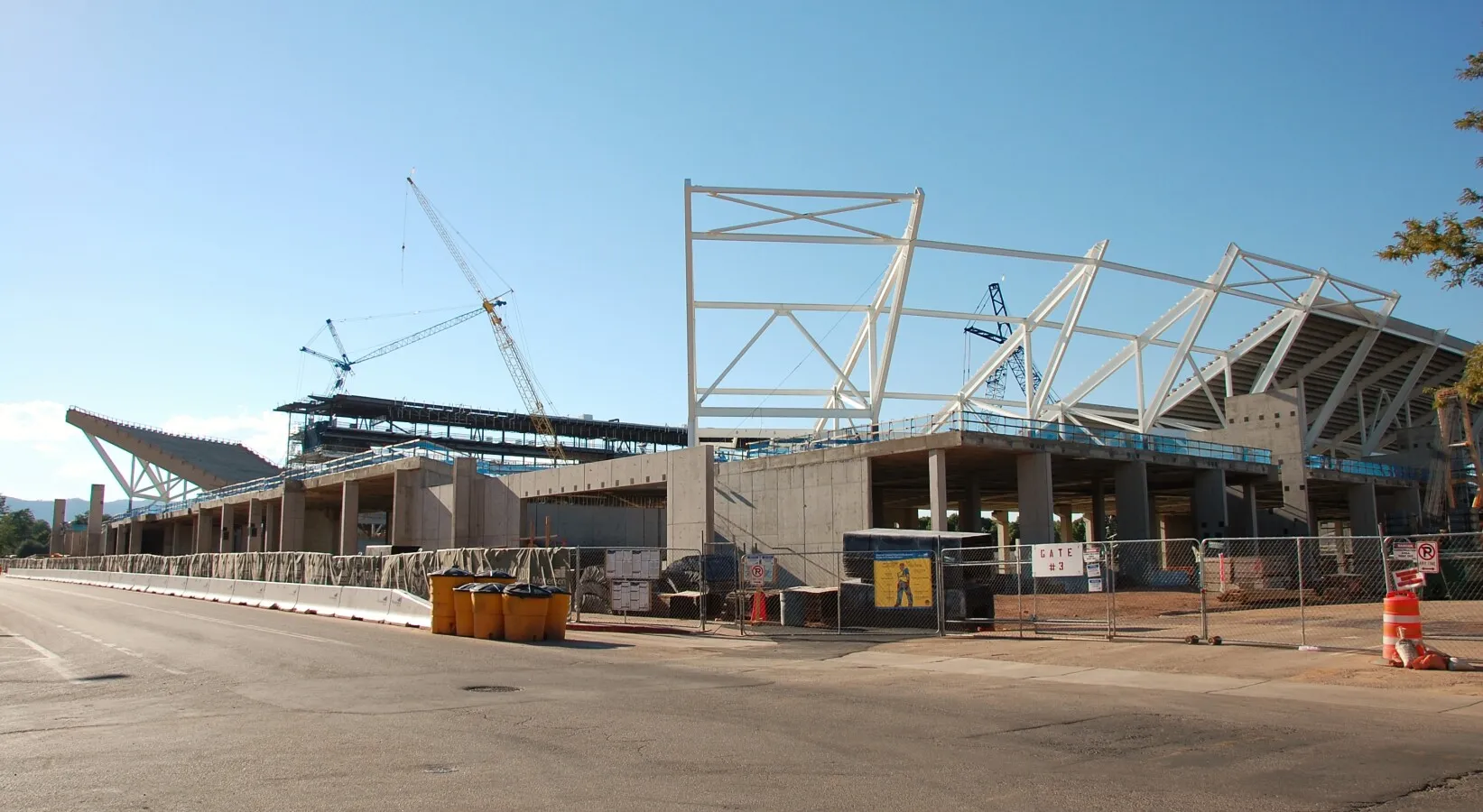 View from the southeast
