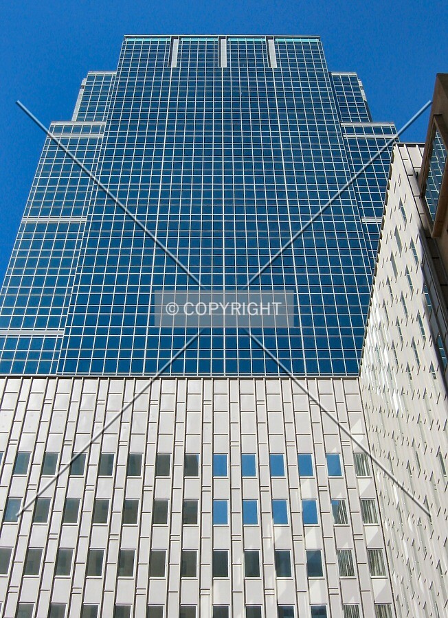 Looking up from Marquette Avenue