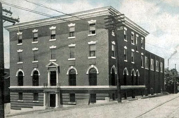 Vintage view from the southeast