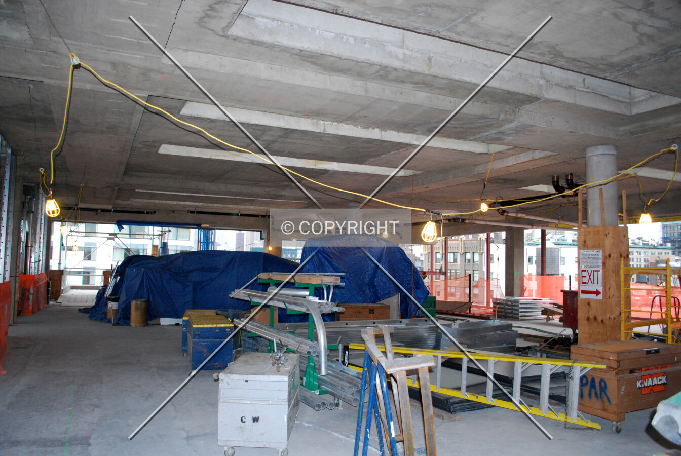 Inside the top floor