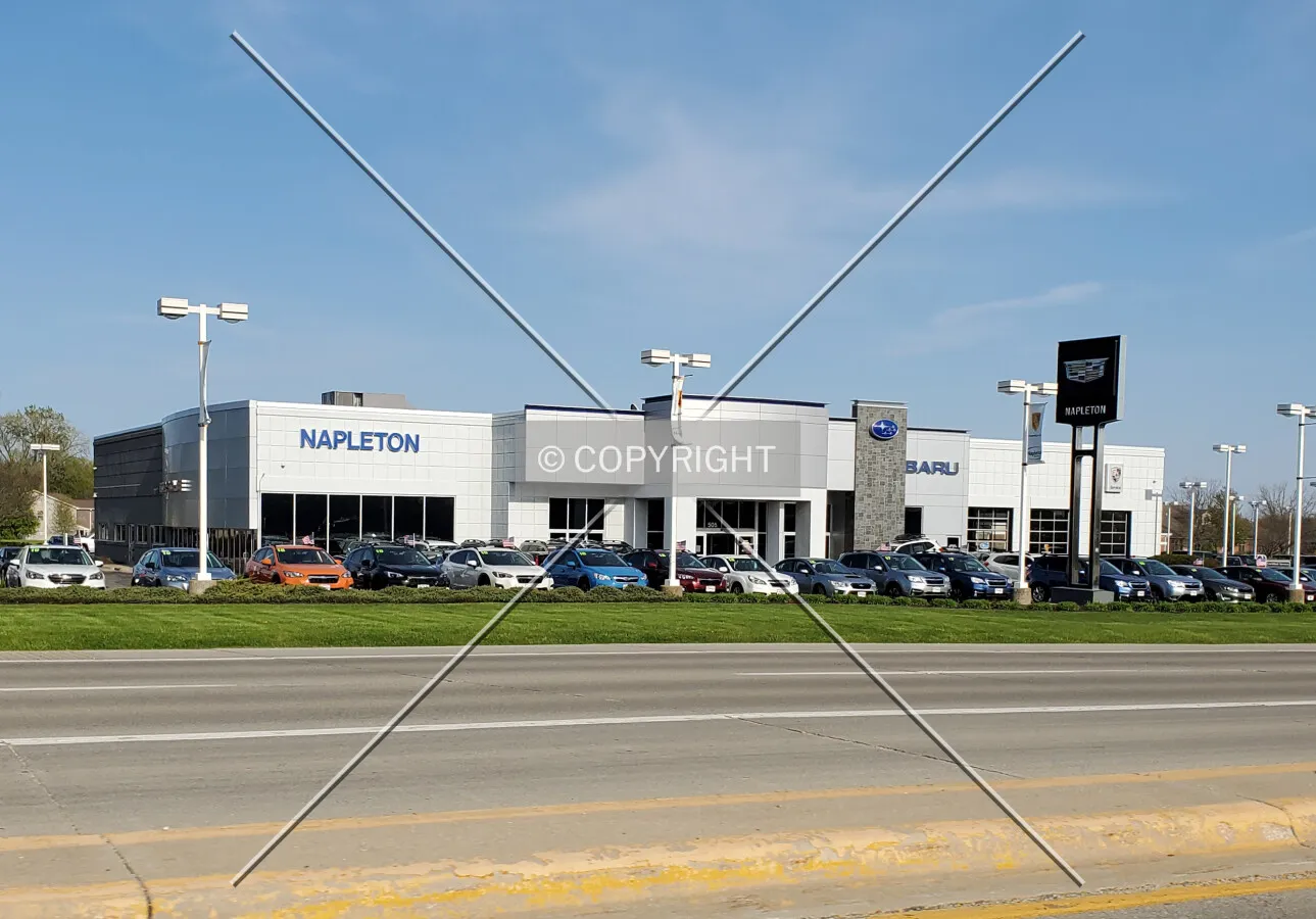 Northwest view; May 9, 2020