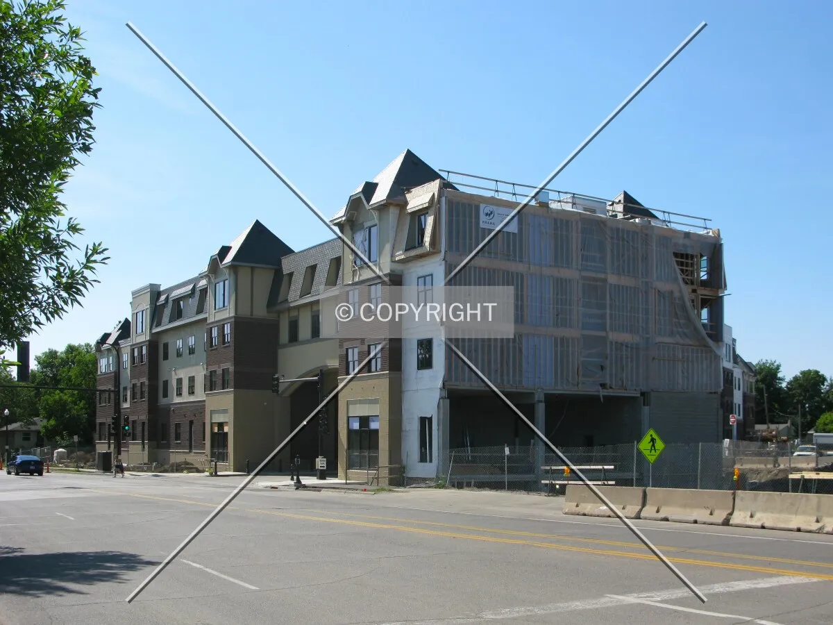 View to the northwest across East 46th Street