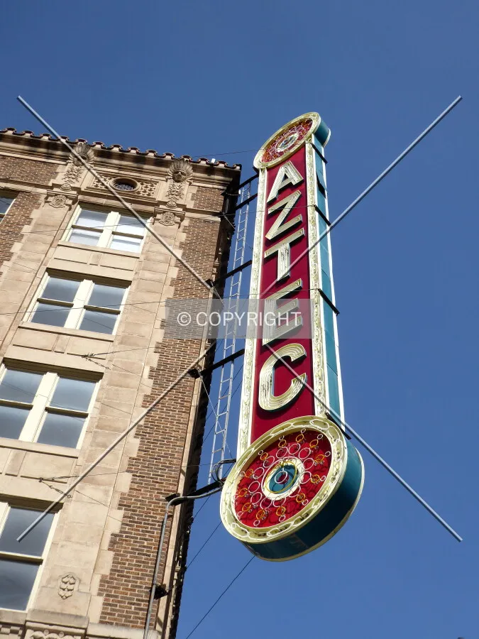 Signage on the southwest corner