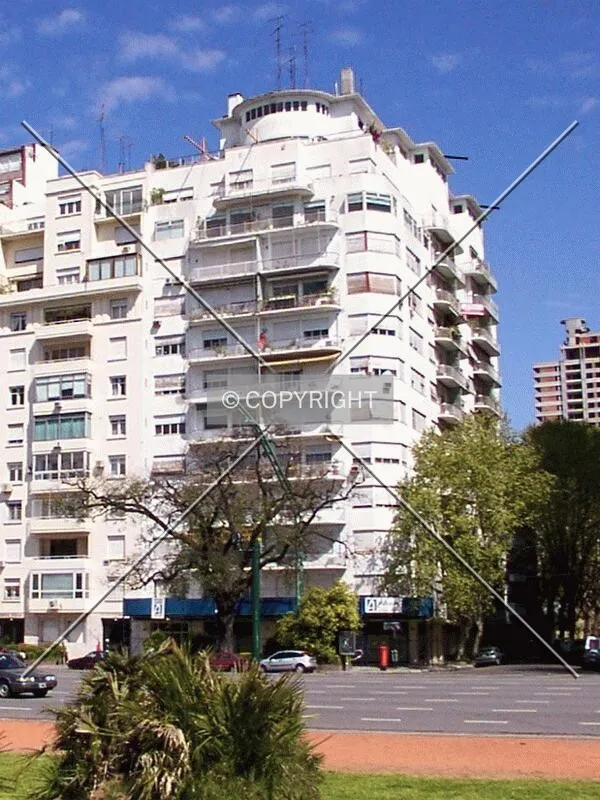 View from across Avenida Libertador
