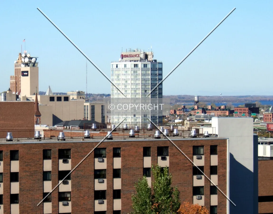 View from the southeast