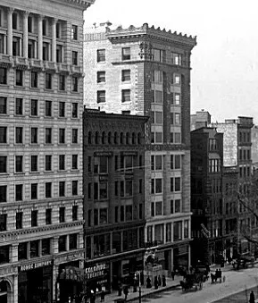 Vintage view from the northeast
